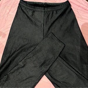American Apparel sliver star high waisted leggings
